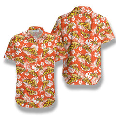 Aloha Tropical Pizza Shirt For Men Hawaiian Shirt - Hyperfavor