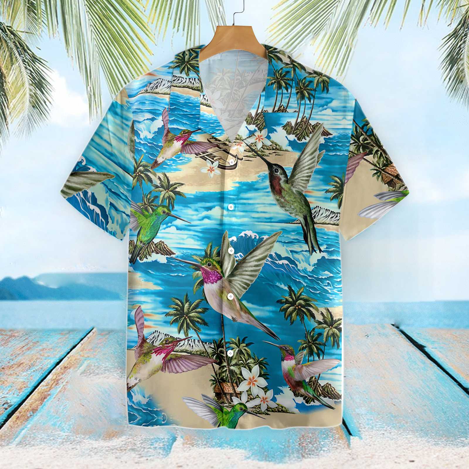 Amazing Hummingbird 2 EZ23 1801 Hawaiian Shirt - Hyperfavor
