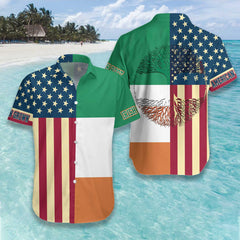 America And Ireland EZ22 2001 Hawaiian Shirt - Hyperfavor