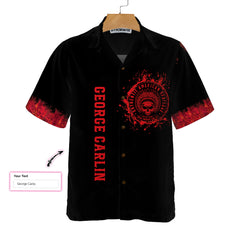 American Chief With Skull Face Custom Hawaiian Shirt, Personalized Tribal Native American Shirt - Hyperfavor