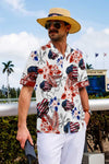 American Flag Chef Hawaiian Shirt - Hyperfavor