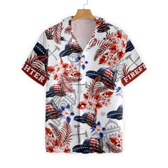 American Flag Helmet Firefighter Seamless EZ24 2301 Hawaiian Shirt - Hyperfavor