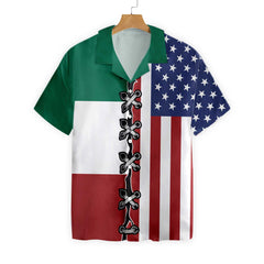 American Mexico Flag Hawaiian Shirt - Hyperfavor