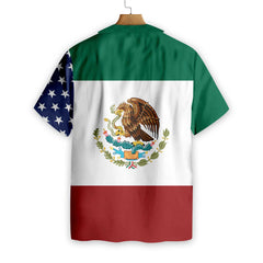 American Mexico Flag Hawaiian Shirt - Hyperfavor