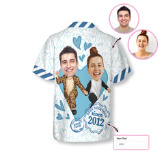 Animal Cosplay Couple Scupidity Love Custom Hawaiian Shirt - Hyperfavor