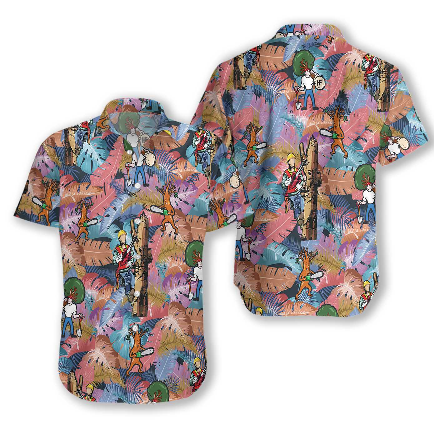 Arborist Proud 3 EZ12 2412 Hawaiian Shirt - Hyperfavor