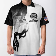 Architect Proud Skull Polo Shirt - Hyperfavor