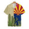 Arizona Flag Saguaro EZ16 0602 Hawaiian Shirt - Hyperfavor