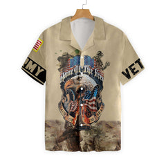 Army Veteran Home Of The Free EZ14 1501 Hawaiian Shirt - Hyperfavor