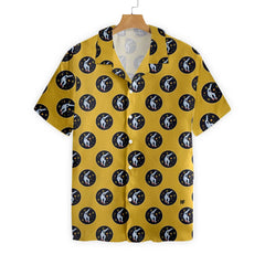 Astronaut Binance Coin Moon Pattern Hawaiian Shirt - Hyperfavor