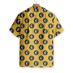 Astronaut Binance Coin Moon Pattern Hawaiian Shirt - Hyperfavor