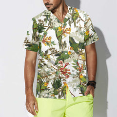 Audubon Carolina Parrot Shirt For Men Hawaiian Shirt - Hyperfavor