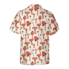 Autumn Mushrooms Hawaiian Shirt, Short Sleeve Mushtroom Shirt For Men & Women - Hyperfavor
