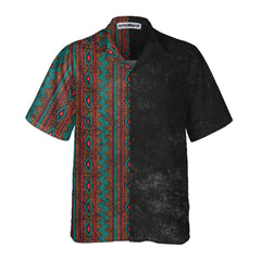 Aztec And Tribal Native American Hawaiian Shirt, Ethnic Pattern American Indian Shirt - Hyperfavor