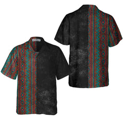 Aztec And Tribal Native American Hawaiian Shirt, Ethnic Pattern American Indian Shirt - Hyperfavor