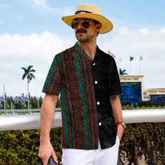 Aztec And Tribal Native American Hawaiian Shirt, Ethnic Pattern American Indian Shirt - Hyperfavor