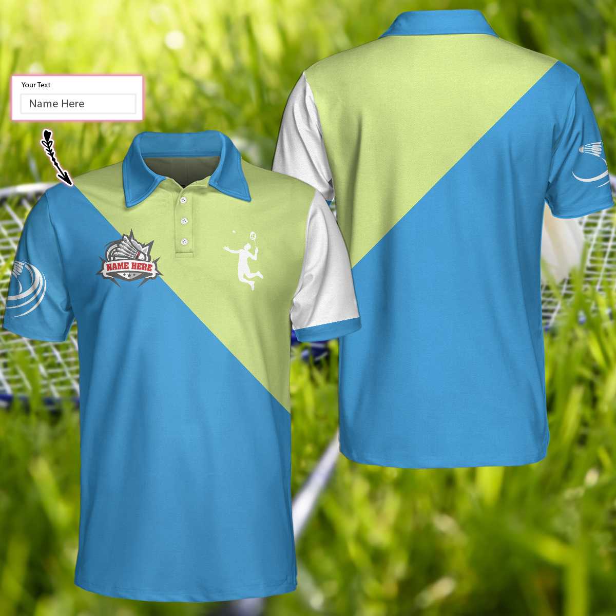 Badminton New Style EZ16 0304 Custom Polo Shirt - Hyperfavor