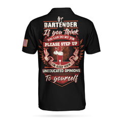 Bartender Proud Skull Polo Shirt - Hyperfavor
