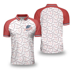 Baseball And Patriot Polo Shirt - Hyperfavor