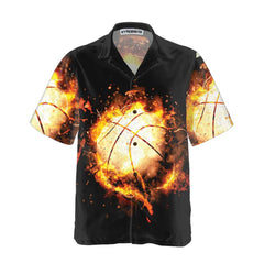 Baseball Ball Don't Lie Hawaiian Shirt, Red Flame Baseball Shirt For Baseball Players, Best Baseball Gift Shirt - Hyperfavor