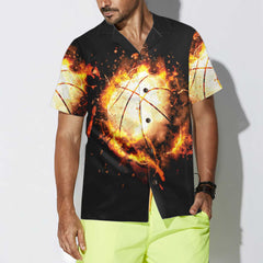 Baseball Ball Don't Lie Hawaiian Shirt, Red Flame Baseball Shirt For Baseball Players, Best Baseball Gift Shirt - Hyperfavor