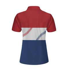 Baseball Girl Custom Short Sleeve Women Polo Shirt, Best Personalized Gift Idea For Baseball Ladies - Hyperfavor