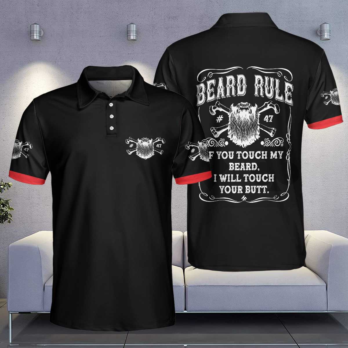 Beard Rule 47 EZ16 2903 Polo Shirt - Hyperfavor