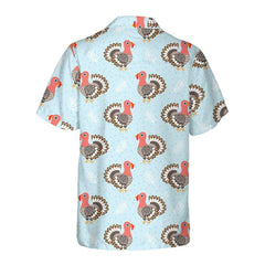 Beautiful Turkey Birds Thanksgiving Hawaiian Shirt, Funny Turkey Gobble Hawaiian Shirt - Hyperfavor
