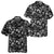 Black And White Mushroom Hawaiian Shirt, Casual Mushroom Shirt For Men & Women, Mushroom Print Shirt - Hyperfavor