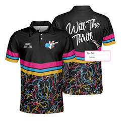 Blue Ballerz Custom Polo Shirt - Hyperfavor