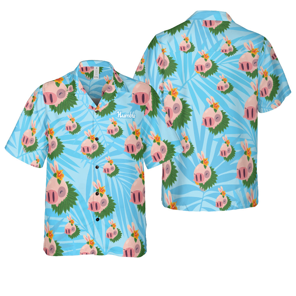 Bob Mills Humble Light Blue Hawaiian Shirt - Hyperfavor