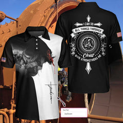 Boilermaker I Can Do All Things Custom Polo Shirt - Hyperfavor