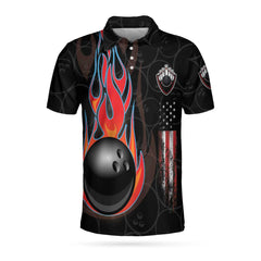 Bowling And Skull Back Polo Shirt - Hyperfavor
