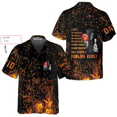 Bowling Beast Custom Hawaiian Shirt, Personalized Bowling Shirt For Men & Women - Hyperfavor