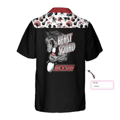 Bowling Beast Squad Custom Name Custom Hawaiian Shirt, Personalized Bowling Shirt For Men & Women - Hyperfavor