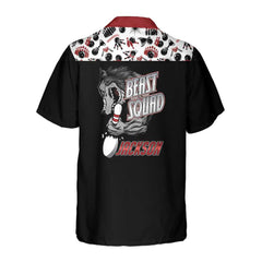 Bowling Beast Squad Custom Name Custom Hawaiian Shirt, Personalized Bowling Shirt For Men & Women - Hyperfavor
