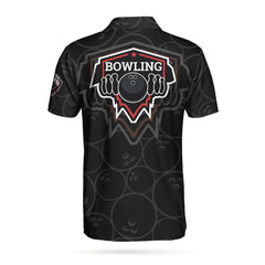 Bowling In Fire And American Flag EZ24 3103 Polo Shirt - Hyperfavor
