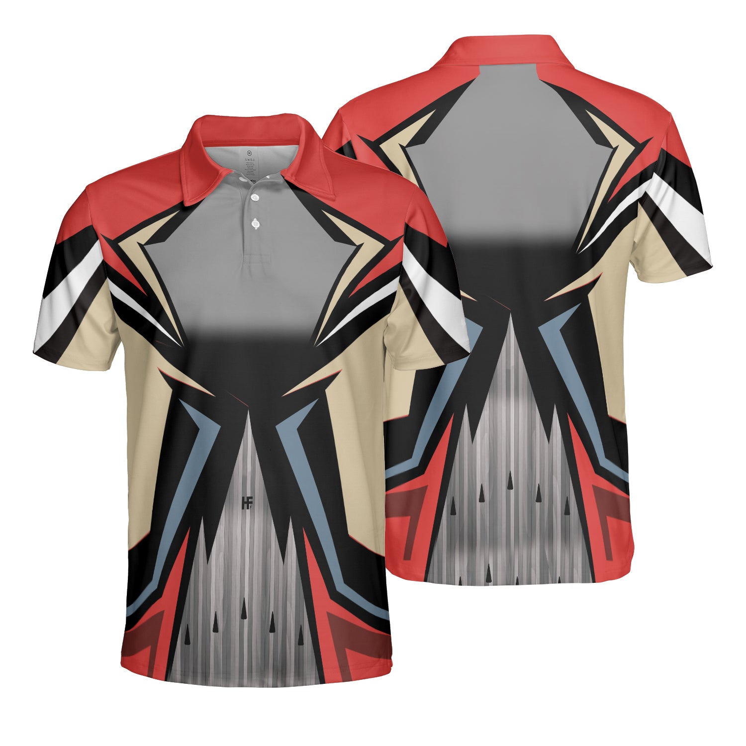 Bowling Red Polo Shirt - Hyperfavor