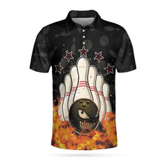 Bowling Skull And Monster Ball EZ24 1004 Polo Shirt - Hyperfavor