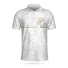 Bowling White And Golden Pattern EZ24 0304 Polo Shirt - Hyperfavor