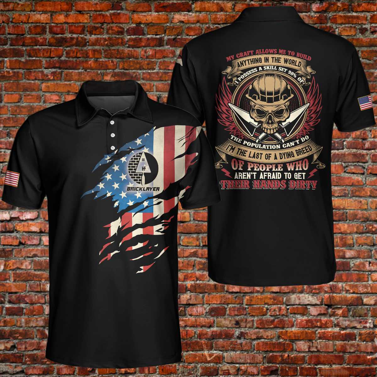 Bricklayer My Craft Allows Me To Build Anything Polo Shirt - Hyperfavor