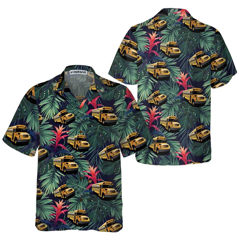 Bus Driver Hawaiian Shirt, Bus Driver Shirt For Men, Bus Driver Gift Ideas - Hyperfavor