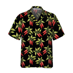 Bushes Of Red Chili Peppers Hawaiian Shirt, Funny Red Pepper Shirt For Men, Red Hot Chilli Shirt - Hyperfavor