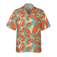 Cartoon Crab Hawaiian Shirt, Unique Crab Shirt, Crab Print Shirt For Adults - Hyperfavor