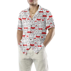 Cat The Red Christmas Hawaiian Shirt, Cute Cat Christmas Shirt, Best Christmas Gift Idea - Hyperfavor
