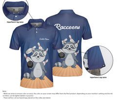 Cathy Torbett - Raccoons Men Bowling Shirt - Hyperfavor