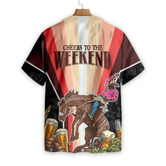Cheers to the Weekend Rodeo Hawaiian Shirt - Hyperfavor