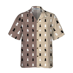 Chess Pattern Patchwork Hawaiian Shirt - Hyperfavor