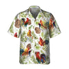 Chicken With Christmas Plants Hawaiian Shirt, Unique Christmas Chicken Shirt, Best Christmas Gift Idea - Hyperfavor