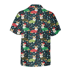 Christmas Corgis Hawaiian Shirt, Cute Christmas Dog Shirt, Christmas Gift For Dog Lovers - Hyperfavor